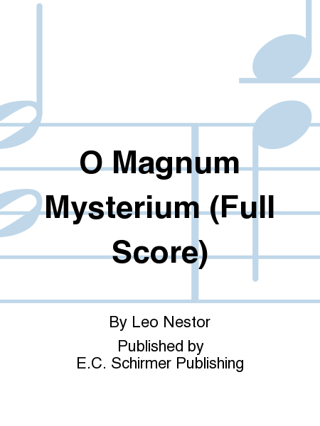 O Magnum Mysterium (Full Score)