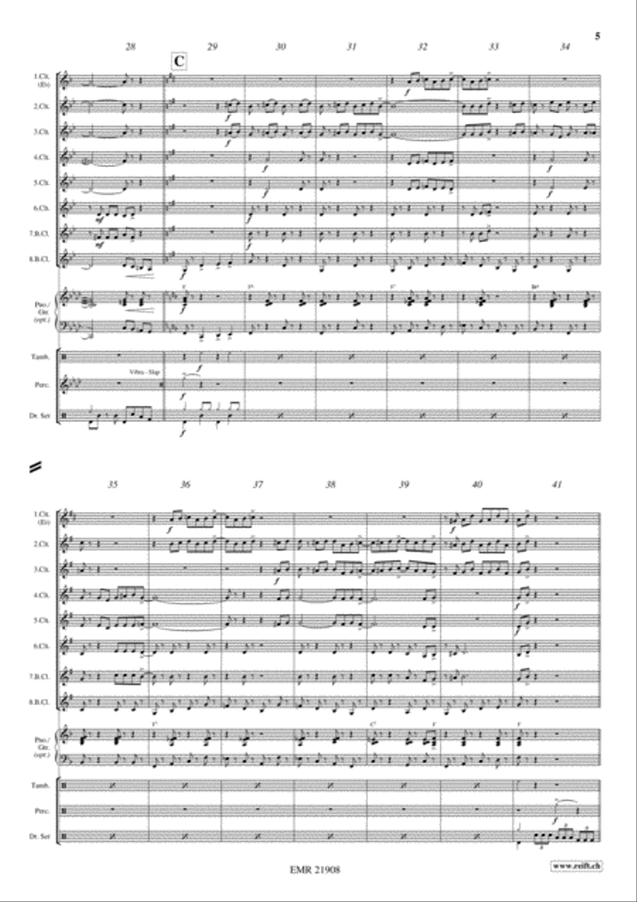 The St. Louis Blues Clarinet scores gallery preview page 5