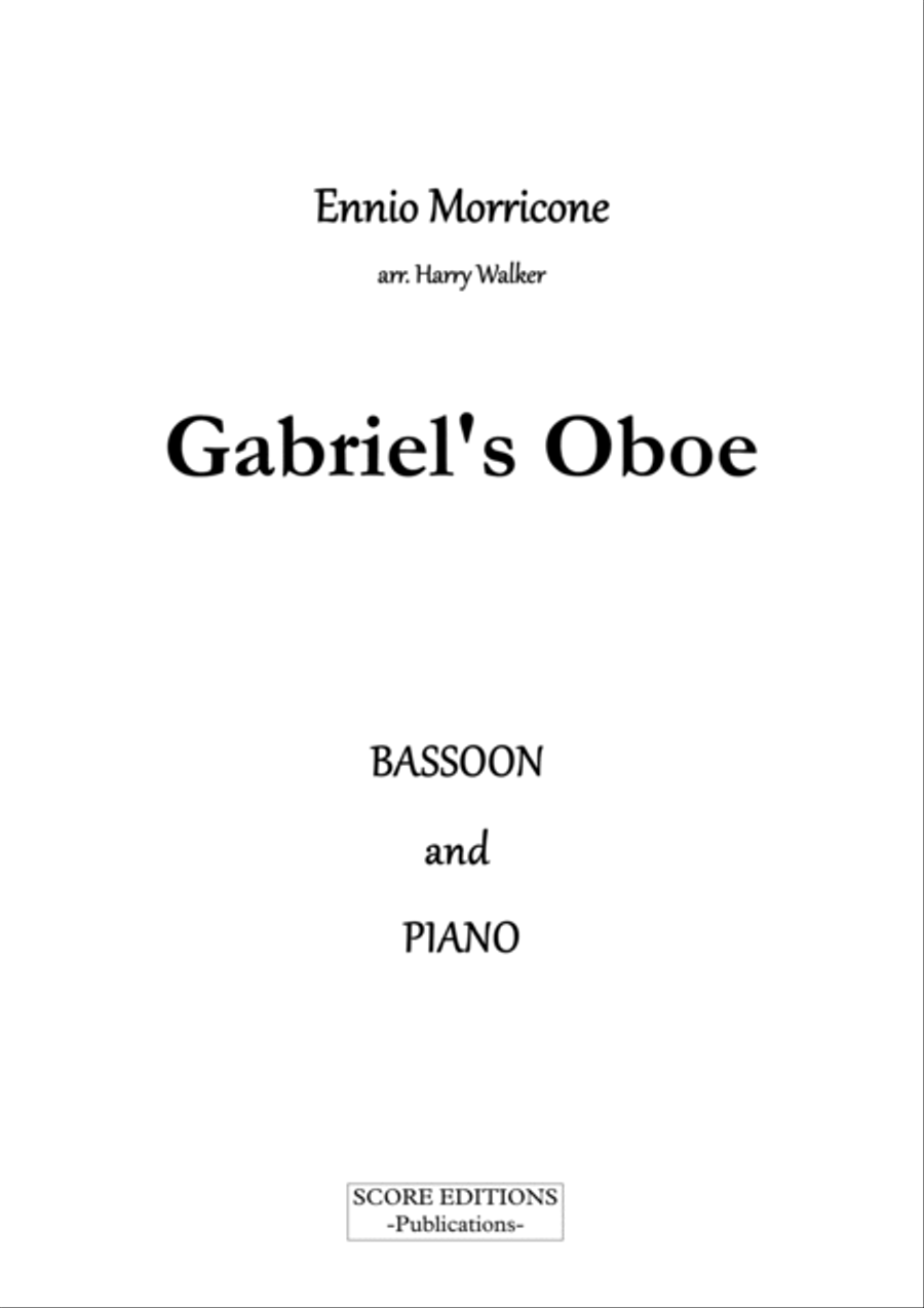 Gabriel's Oboe Gabriel's Oboe Bassoon scores gallery preview page 2