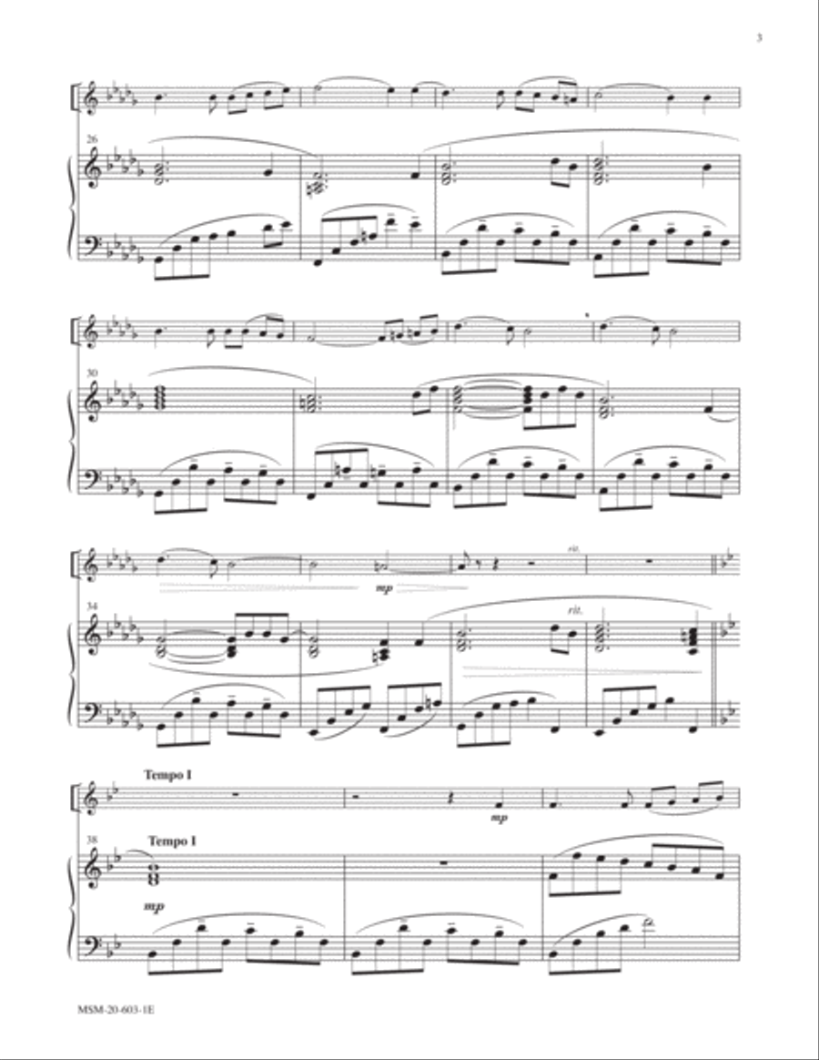 O Love That Wilt Not Let Me Go Piano Accompaniment scores gallery preview page 3