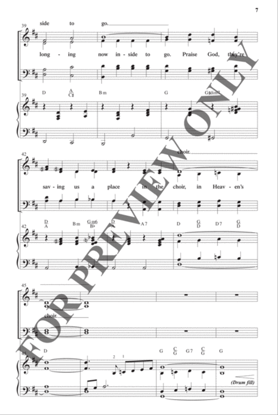 Southern Gospel Songs, Volume 2 - Choral Book Choir scores gallery preview page 8