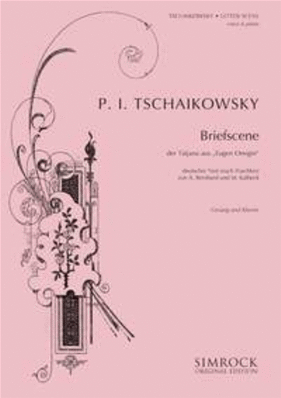 Letter Scene (Eugene Onegin) op. 24 Voice Solo scores gallery preview page 1