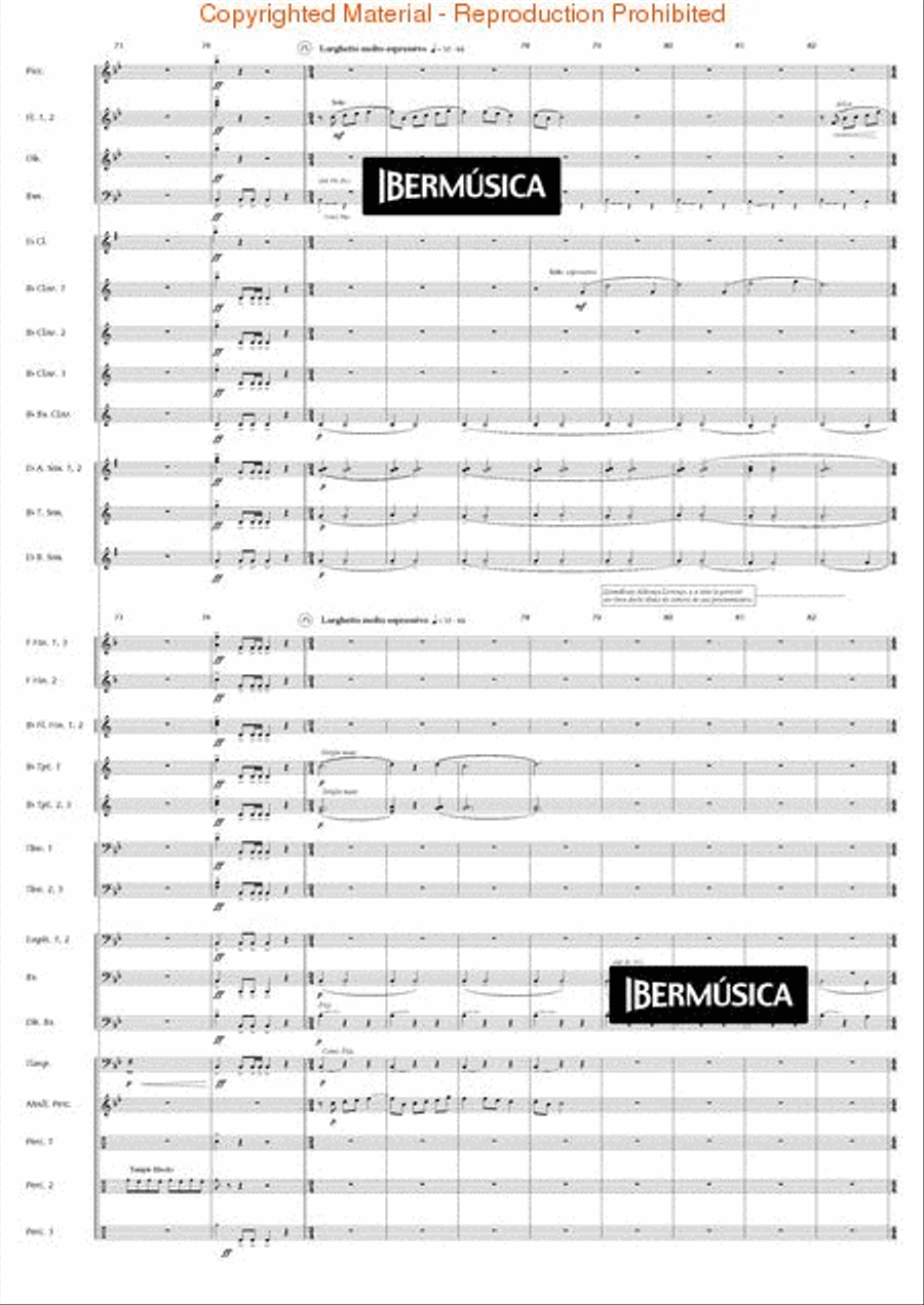 El Quijote Concert Band scores gallery preview page 10