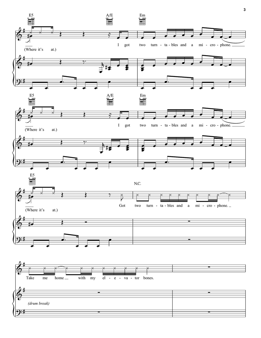 Where It's At Acoustic Guitar scores gallery preview page 3