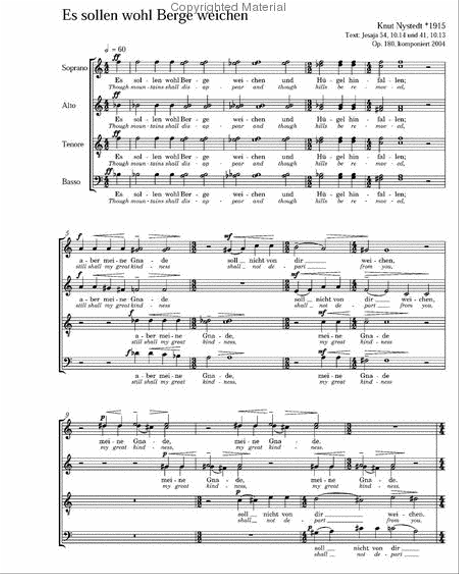 Es sollen wohl Berge weichen SSAATTBB scores gallery preview page 2
