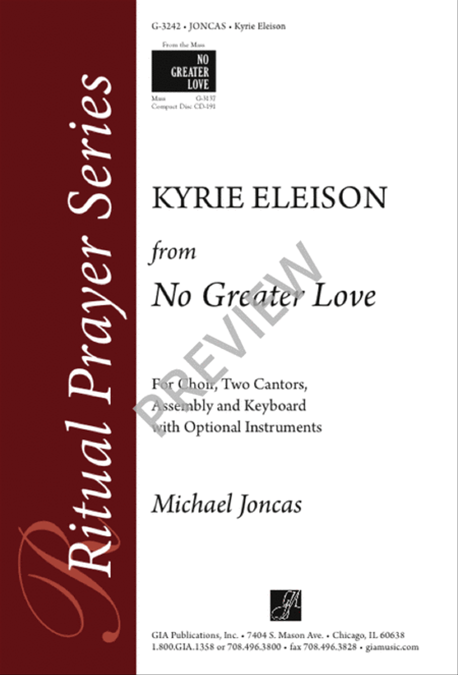 Kyrie eleison - SATB edition image number null