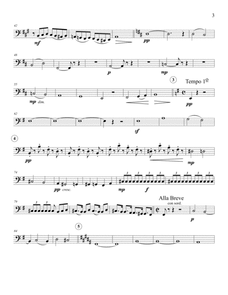 Glière, “Koussevitzky” Bass Concerto, extra violoncello part