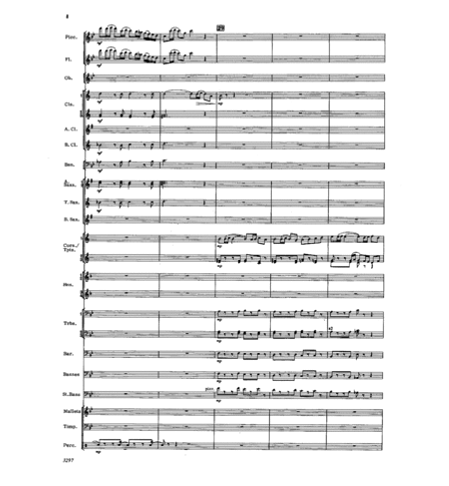 Fanfare and Fantasy Fanfare and Fantasy Concert Band scores gallery preview page 7