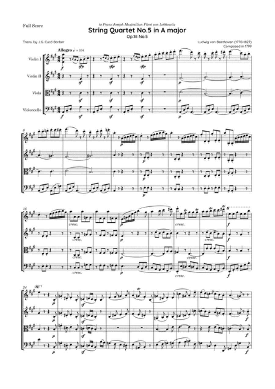 Free sheet music Opus 113, (Beethoven, Ludwig van) The Ruins