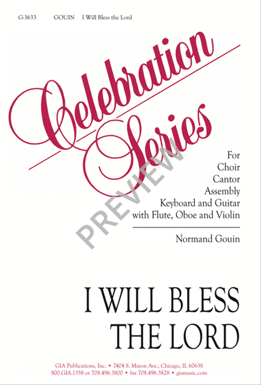 I Will Bless the Lord I Will Bless the Lord 4-Part scores gallery preview page 2