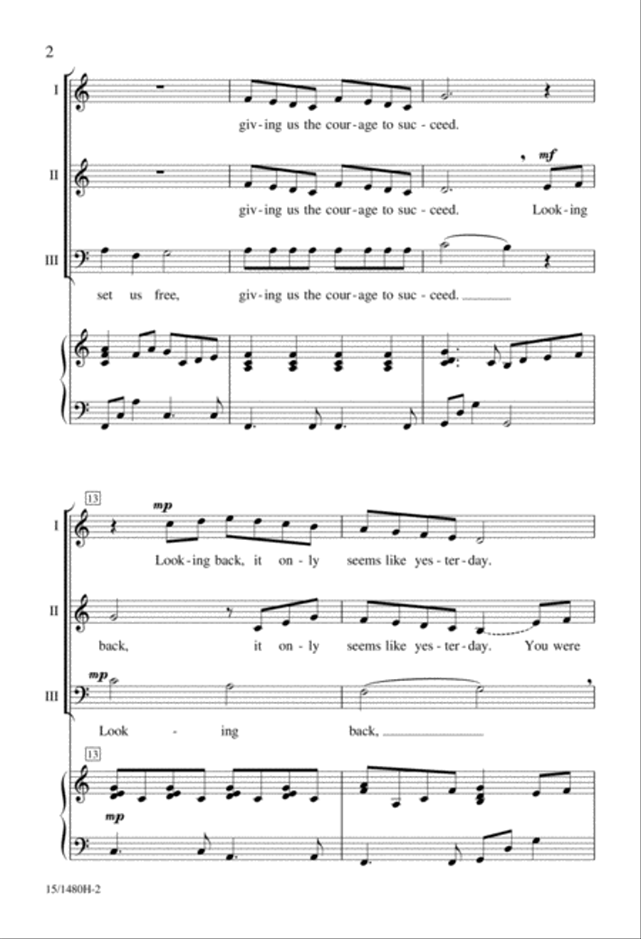 Because You Cared 3-Part scores gallery preview page 2