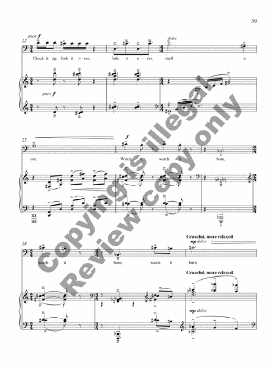 Songs for Baritone, Volume 2 Baritone Voice scores gallery preview page 20