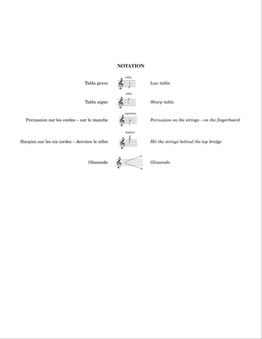 Pentagone - Tangente Classical Guitar scores gallery preview page 2