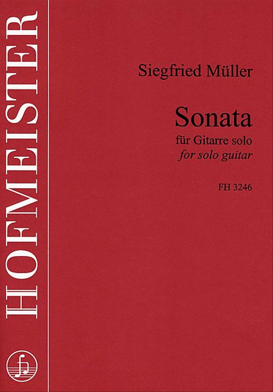 Sonata Classical Guitar scores gallery preview page 1