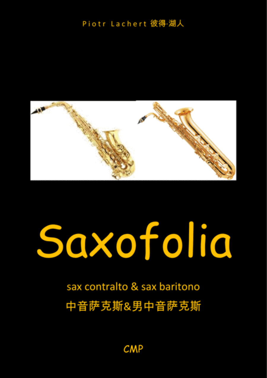 Saxofolia for sax alto e baritono 4 pagine