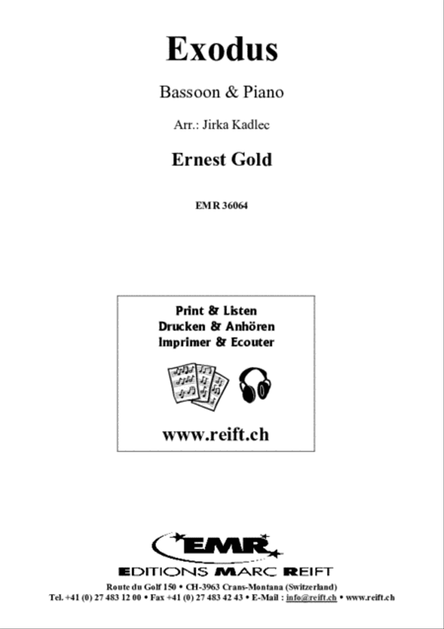 Exodus Exodus Bassoon Solo scores gallery preview page 2