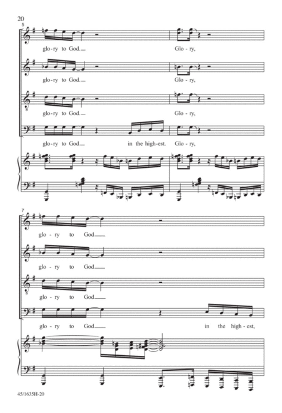 Mass: A Celebration of Love and Joy 4-Part scores gallery preview page 10