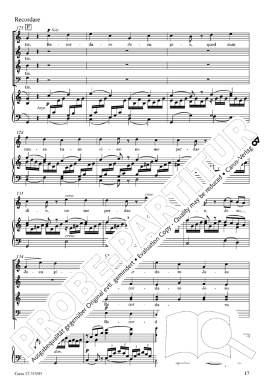 Requiem in C major Requiem in C major 4-Part scores gallery preview page 18