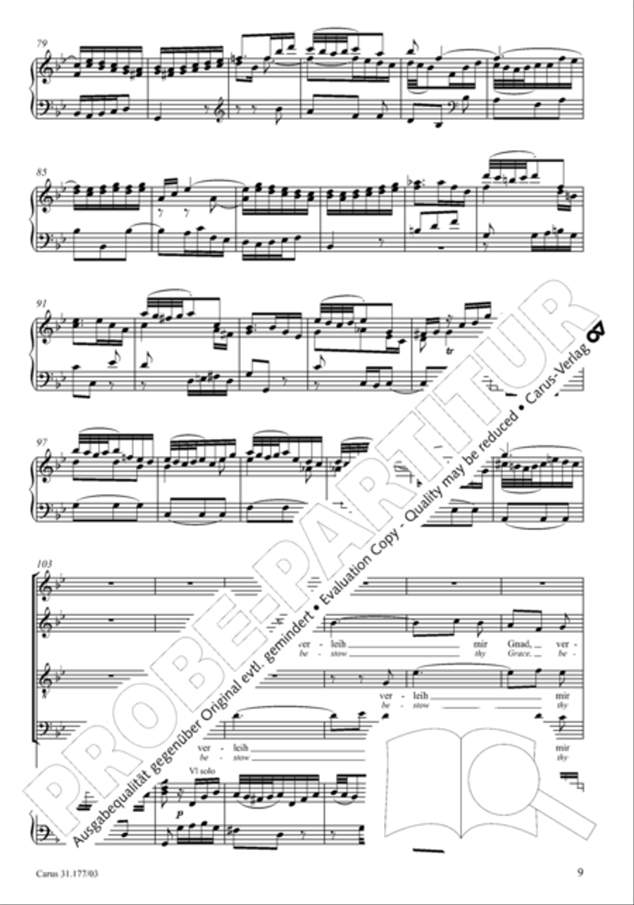 I cry to thee, Lord Jesus Christ (Ich ruf zu dir, Herr Jesu Christ) 4-Part scores gallery preview page 10
