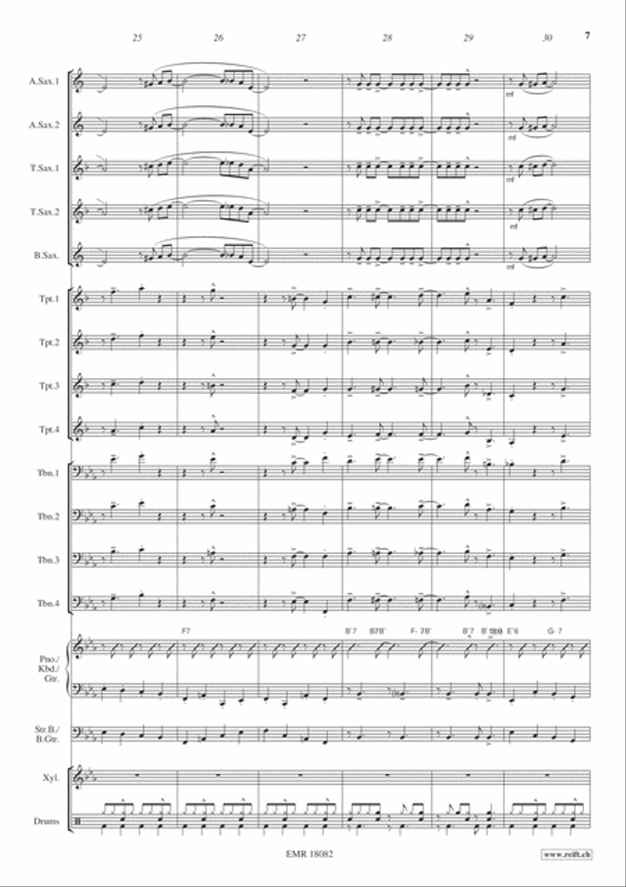 Banana Boogie Banana Boogie Big Band scores gallery preview page 8