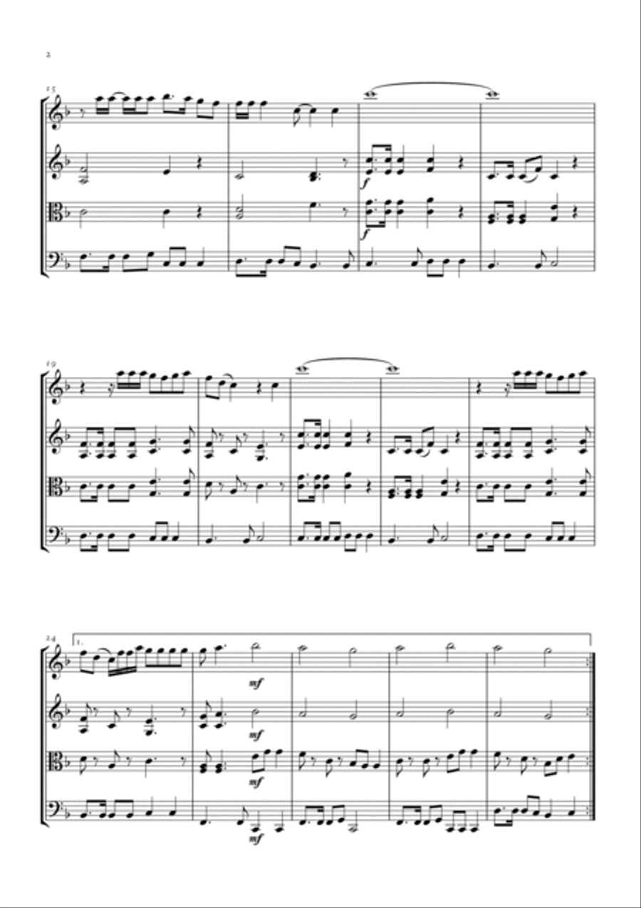 Everywhere String Quartet scores gallery preview page 2