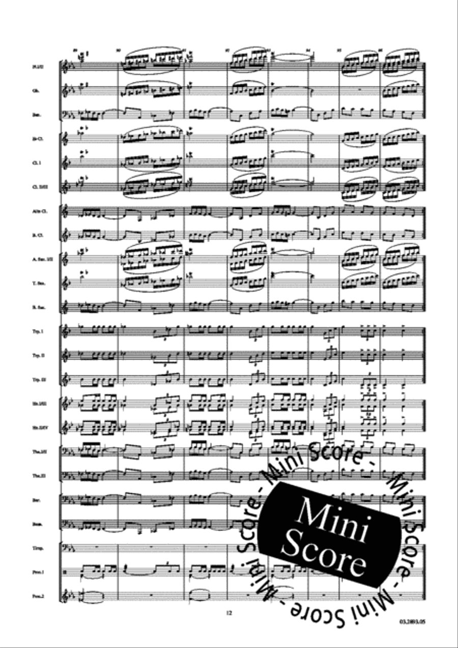Richmond Avenue Concert Band scores gallery preview page 16