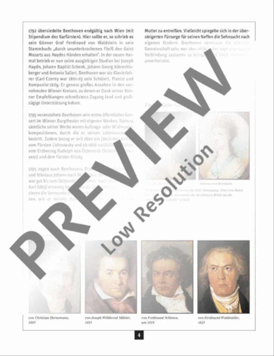 Ein Streifzug durch Leben und Werk Piano Solo scores gallery preview page 5