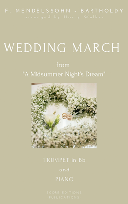 Book cover for Wedding March (for Trumpet in Bb and Piano)