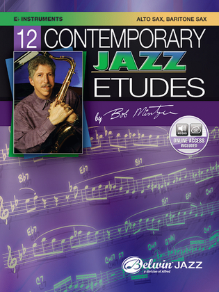Book cover for 12 Contemporary Jazz Etudes