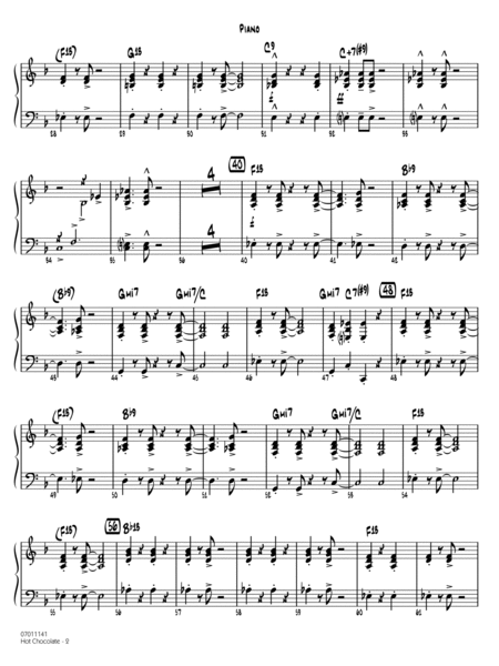 Hot Chocolate (from The Polar Express) (arr. John Berry) - Piano