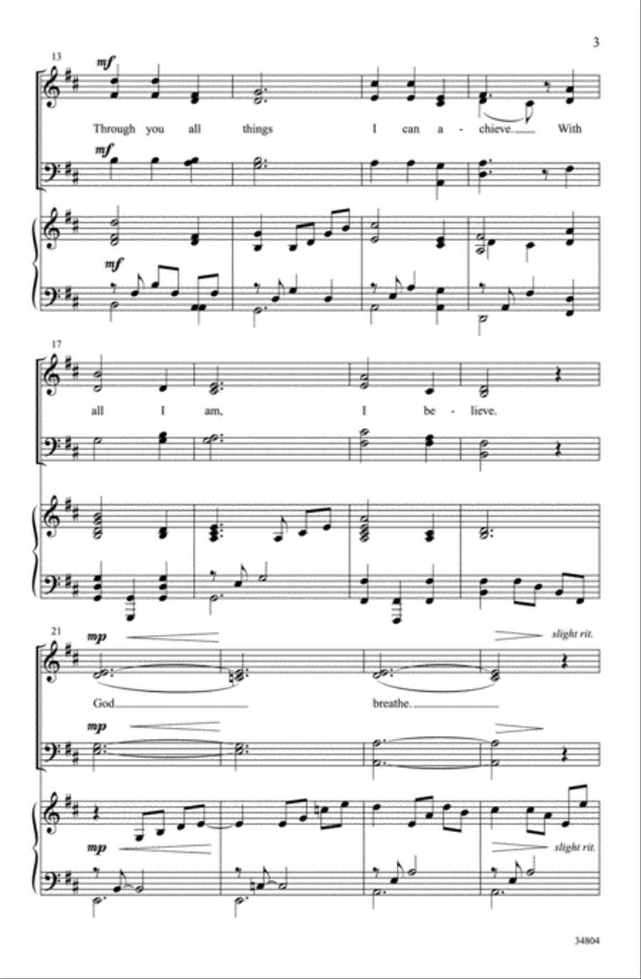 God Breathe God Breathe 4-Part scores gallery preview page 3