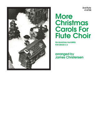 Book cover for More Christmas Carols For Flute Choir - 2nd Flute