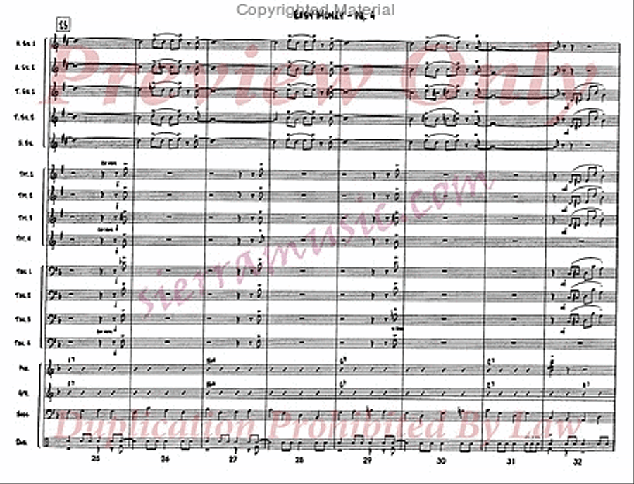 Easy Money Easy Money Big Band scores gallery preview page 5
