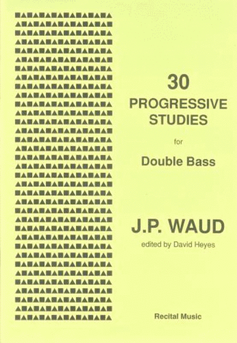 Waud - 30 Progressive Studies For Double Bass