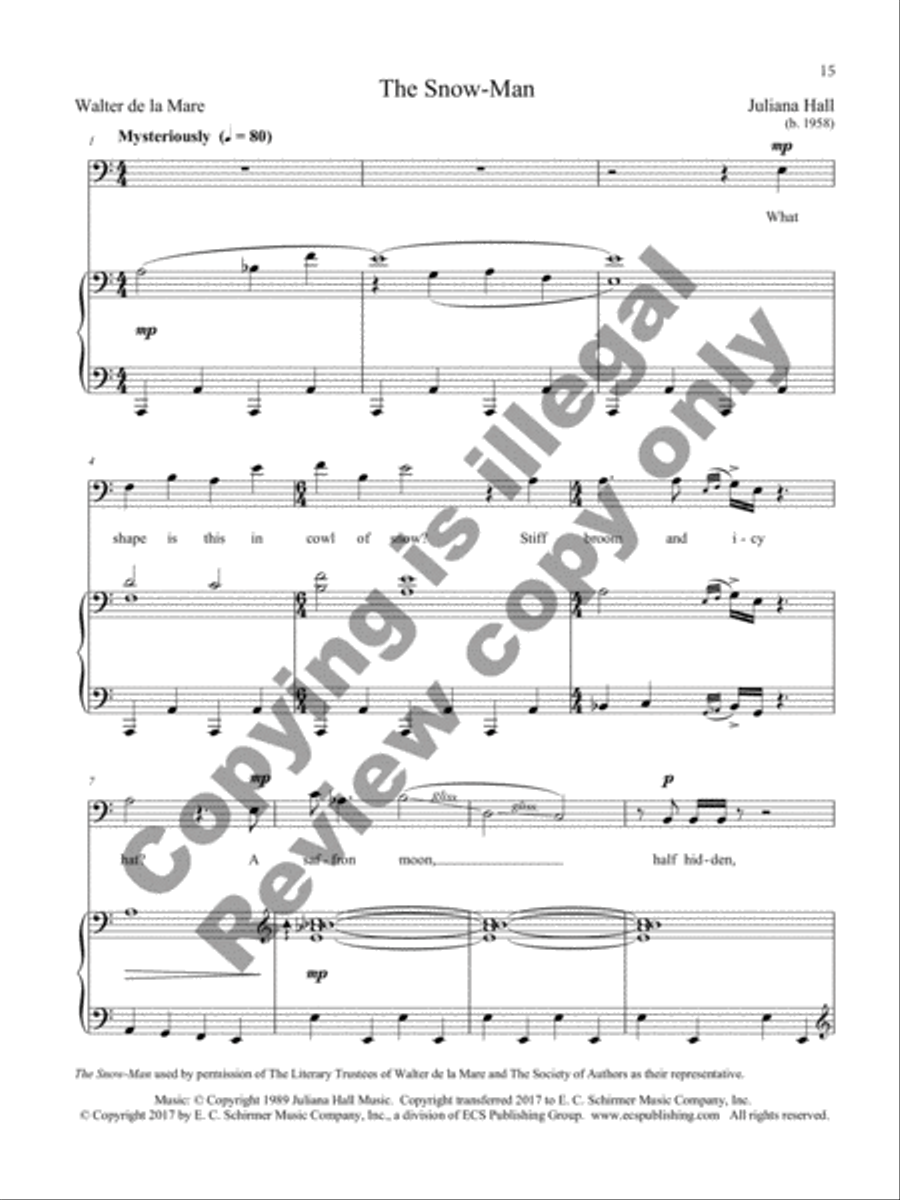 Winter Windows Baritone Voice scores gallery preview page 24