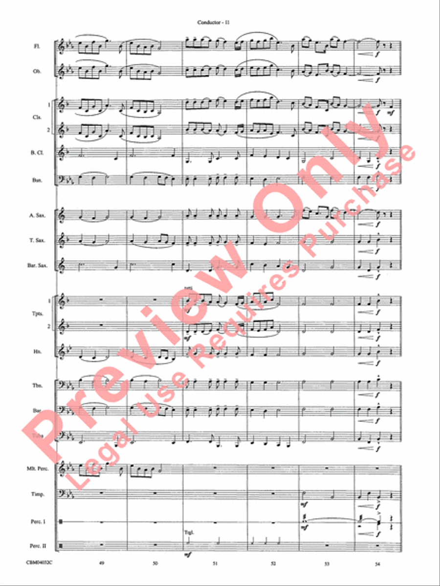 The Polar Express, Selections from Concert Band scores gallery preview page 13