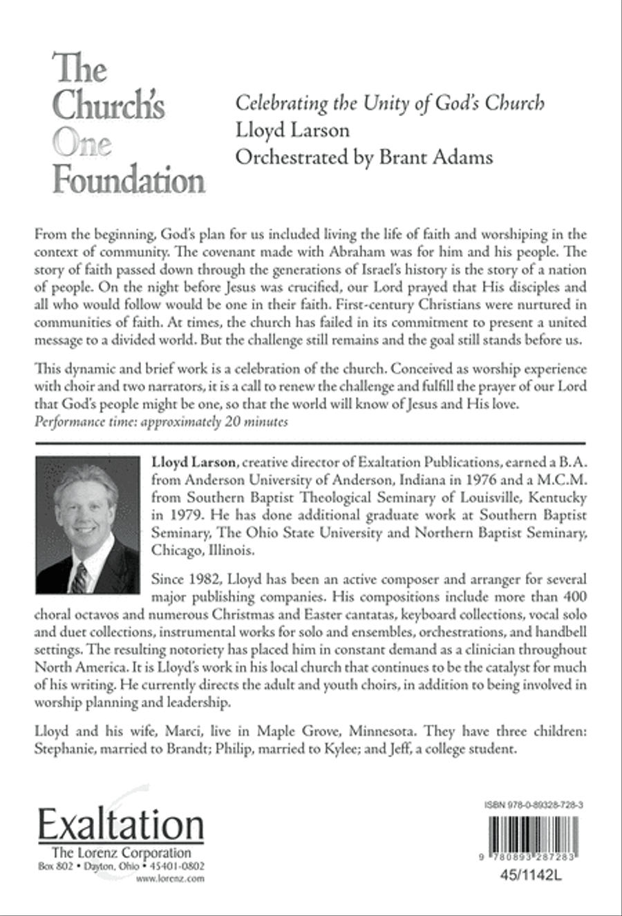 The Church's One Foundation 4-Part scores gallery preview page 52