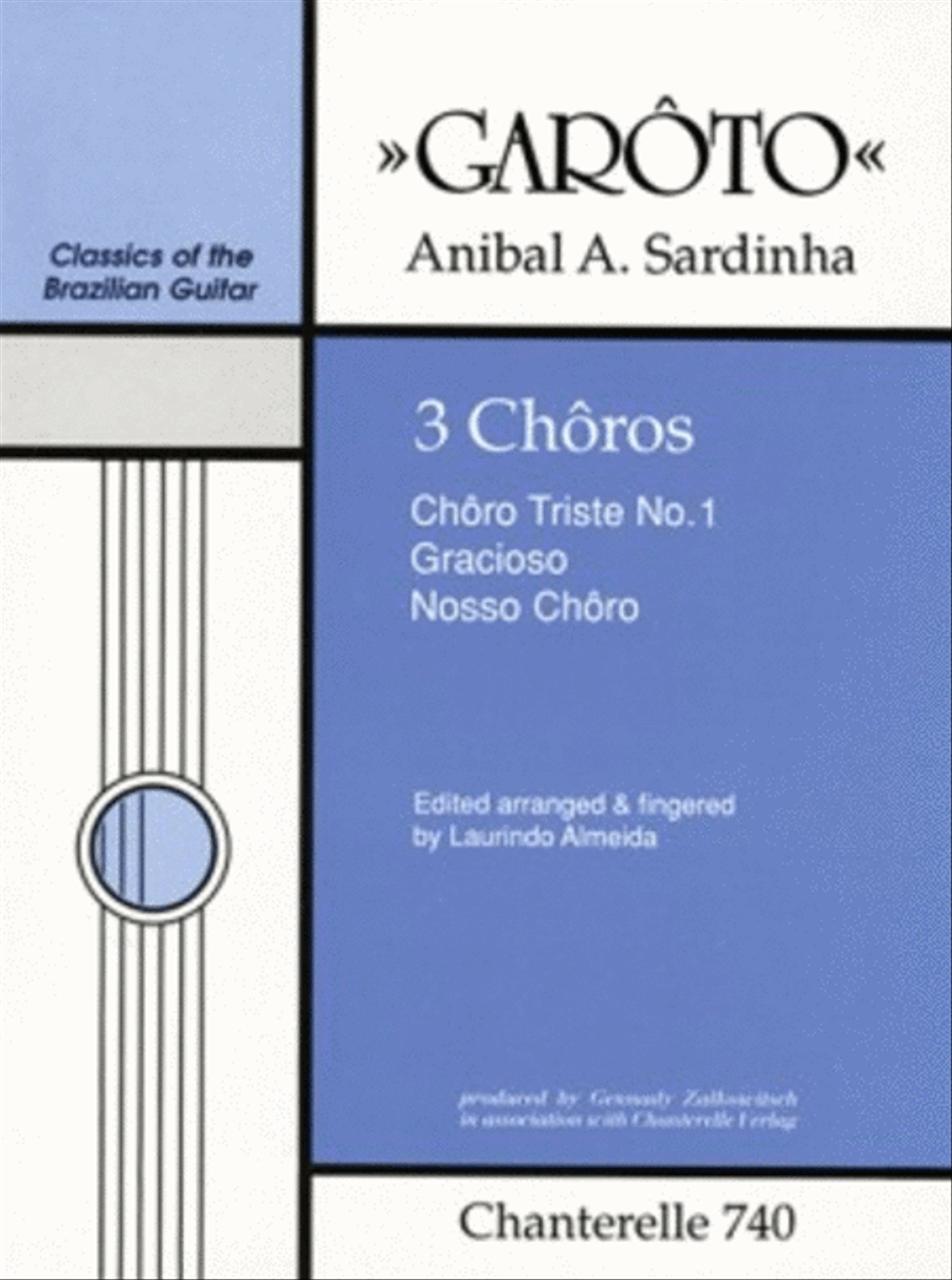 3 Choros Guitar scores gallery preview page 1