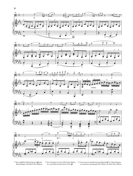 Sonata for Piano and Viola in E-flat Major, Op. 5, No. 3