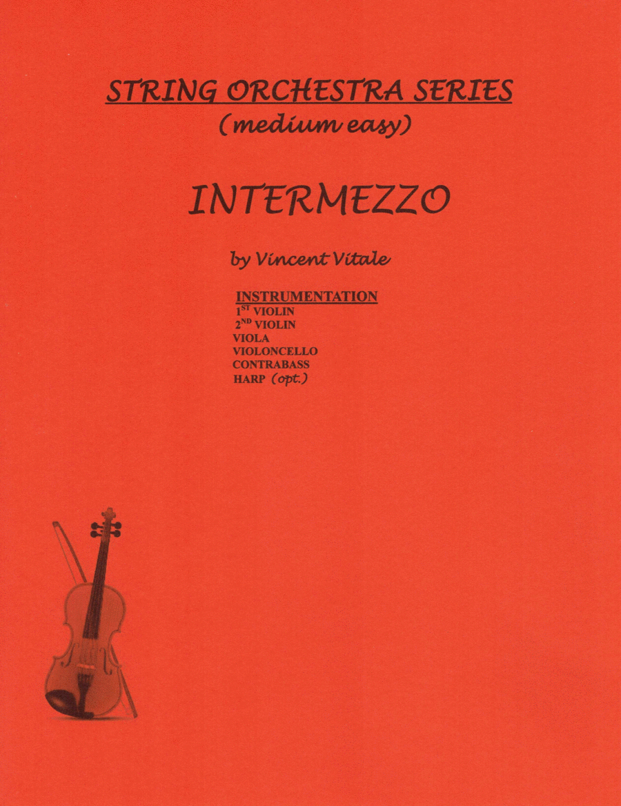 INTERMEZZO (w/opt. harp-elementary medium easy) String Orchestra scores gallery preview page 1