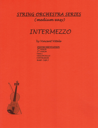 Book cover for INTERMEZZO (w/opt. harp-elementary medium easy)