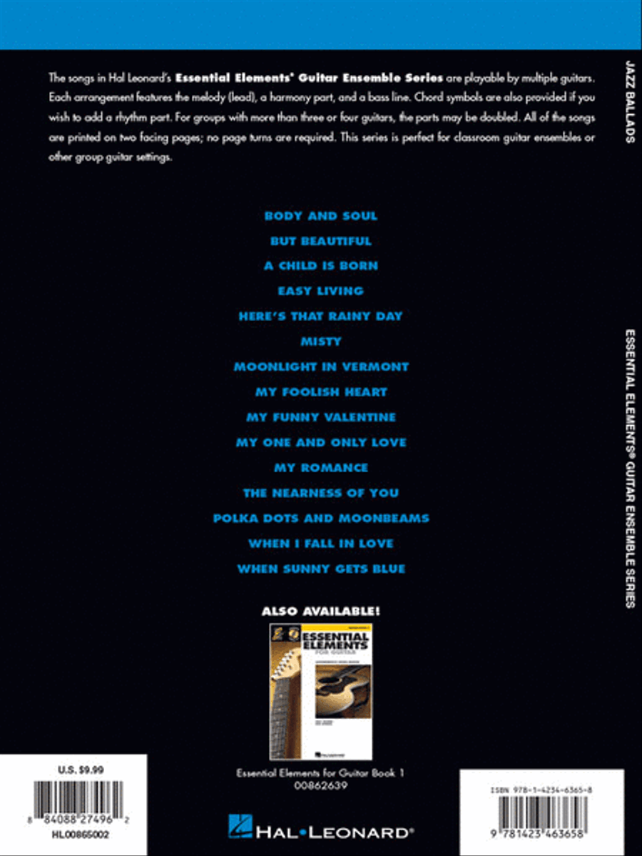 Jazz Ballads – 15 Classic Songs Arranged for Three or More Guitarists Guitar Ensemble scores gallery preview page 6