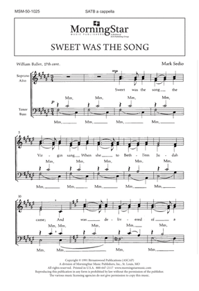Sweet Was the Song (Downloadable)