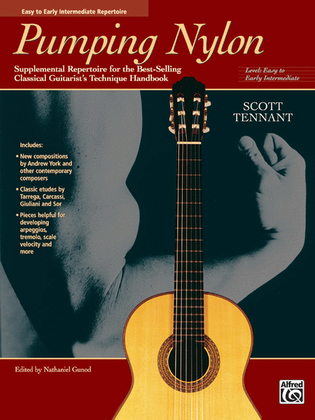 Book cover for Pumping Nylon -- Easy to Early Intermediate Repertoire