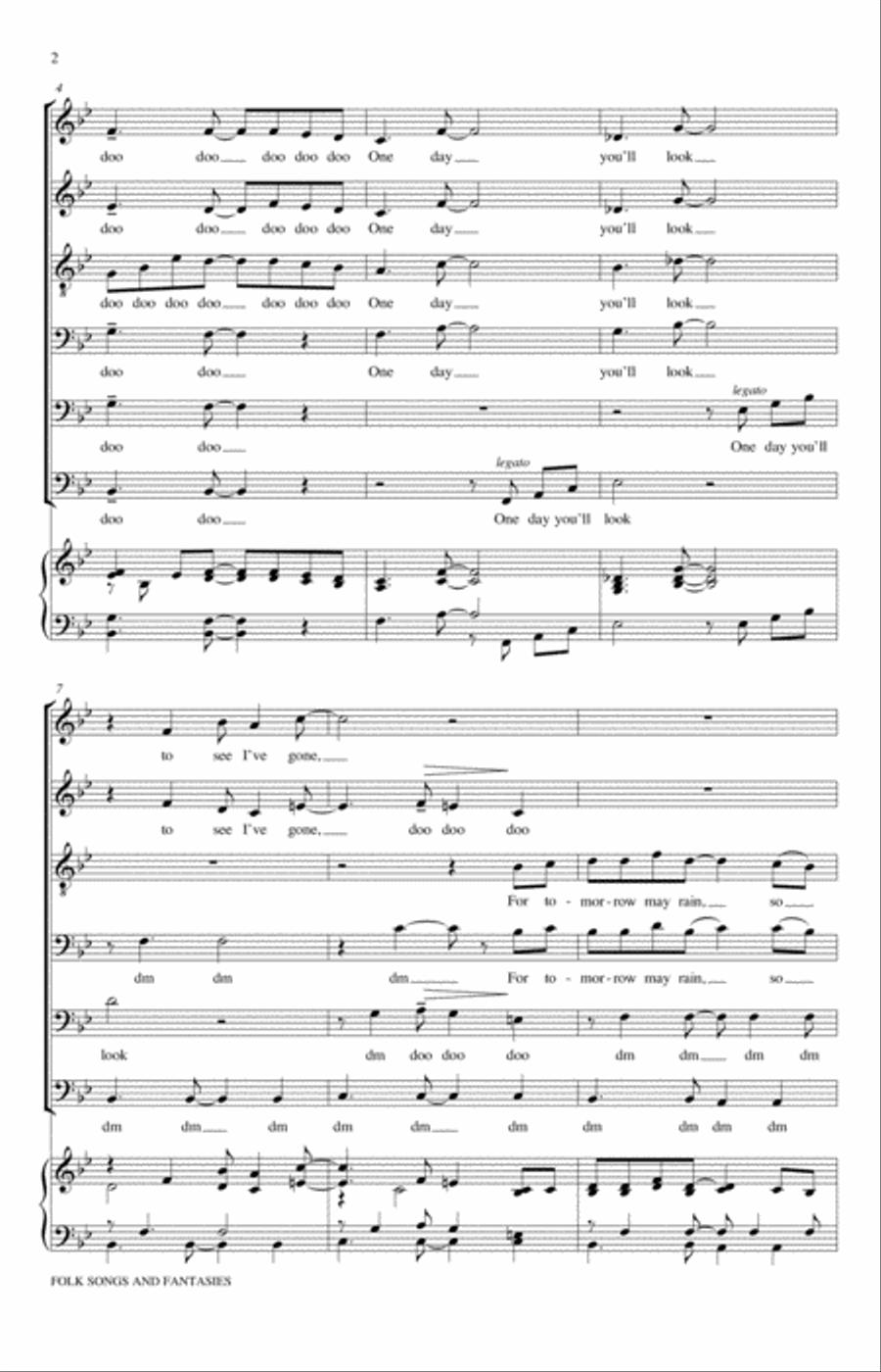 I'll Follow The Sun 4-Part scores gallery preview page 2