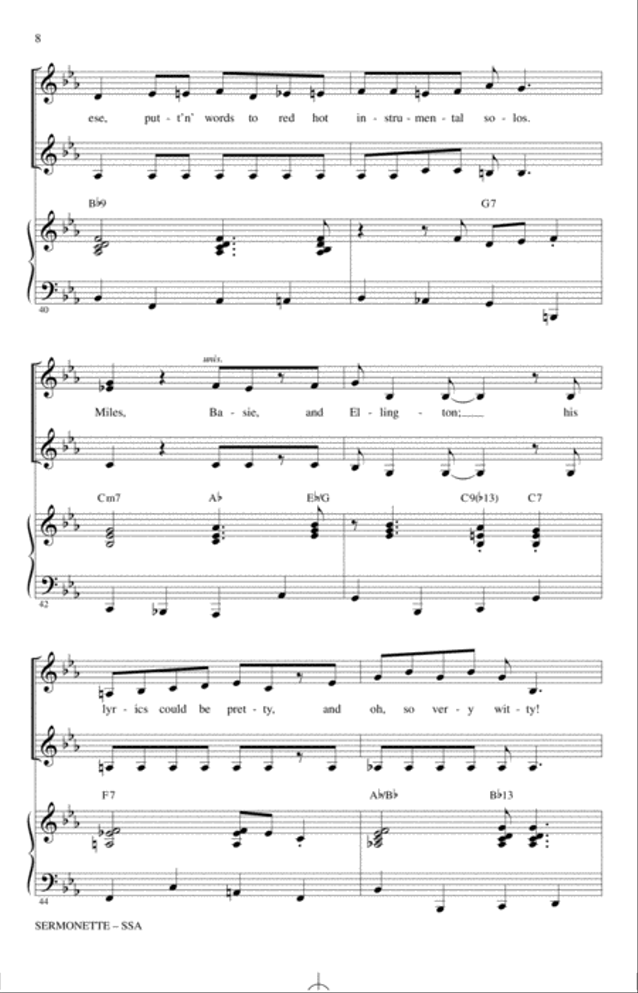Sermonette Sermonette SSA scores gallery preview page 6