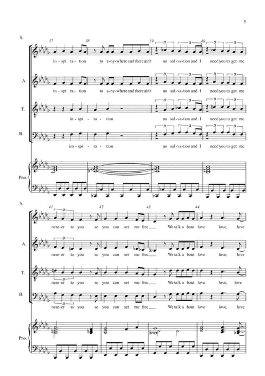 Chain Reaction 4-Part scores gallery preview page 5