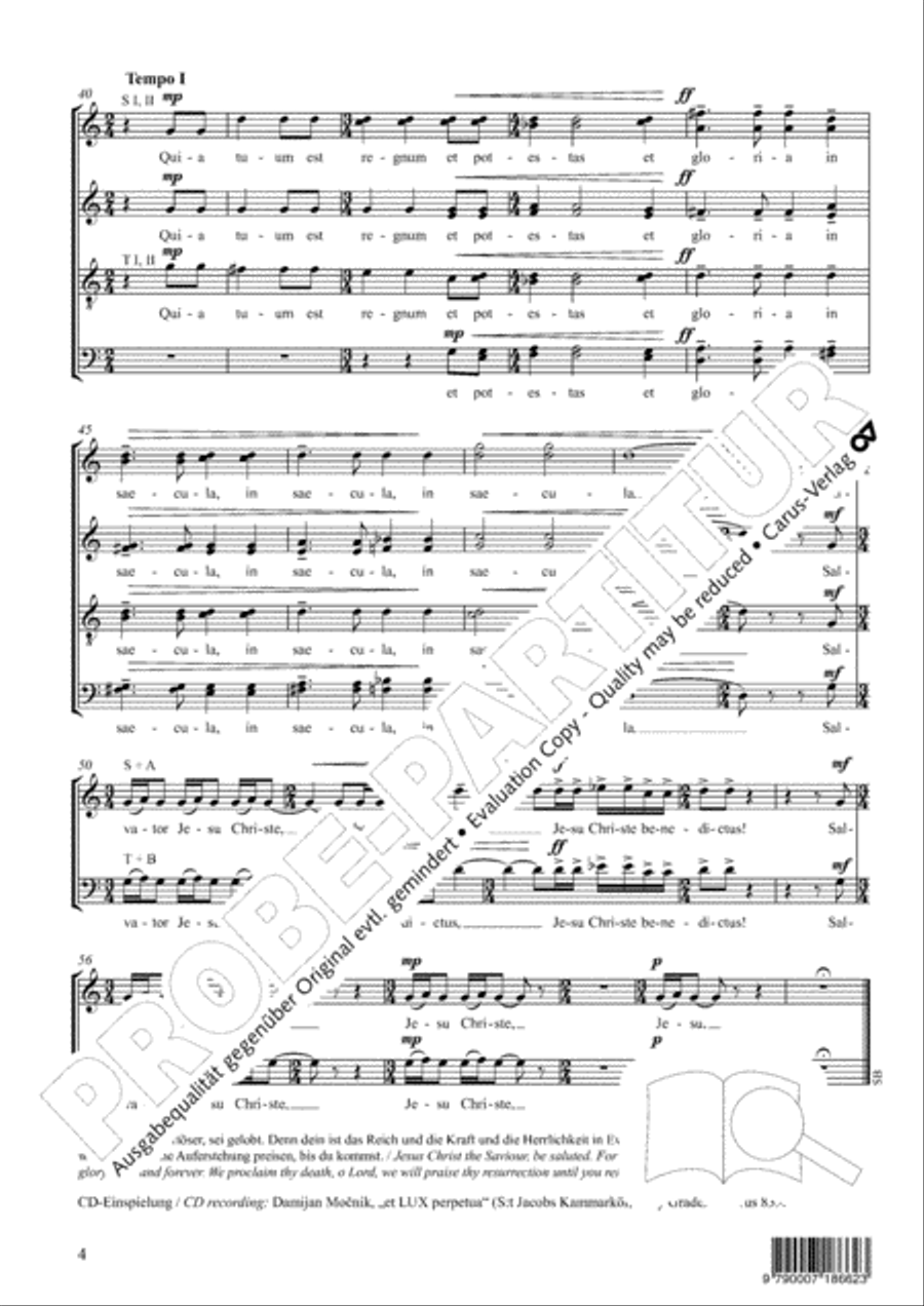 Acclamatio Acclamatio SSAATTBB scores gallery preview page 5