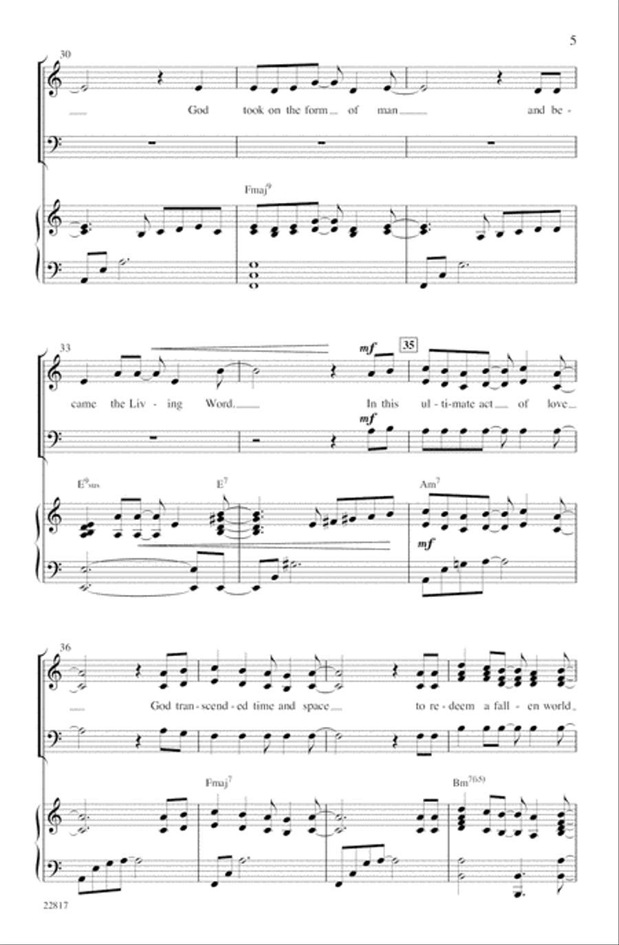 Celebrate the Joy 3-Part scores gallery preview page 5