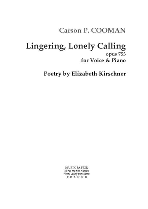Lingering, Lonely Callings (Eng. Txt. by E. Kirschner)